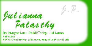 julianna palasthy business card